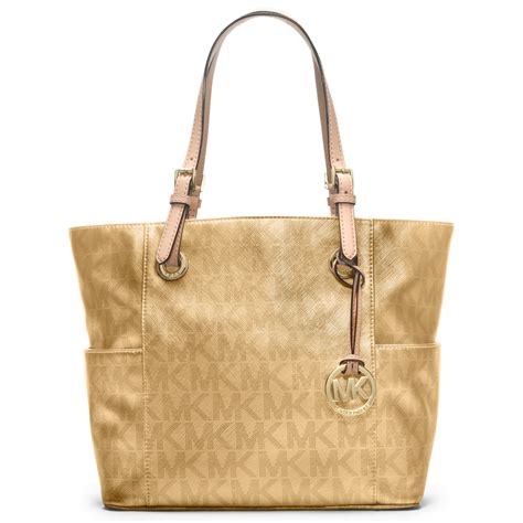 michael kors gold purse macys|Michael Kors tote bag outlet.